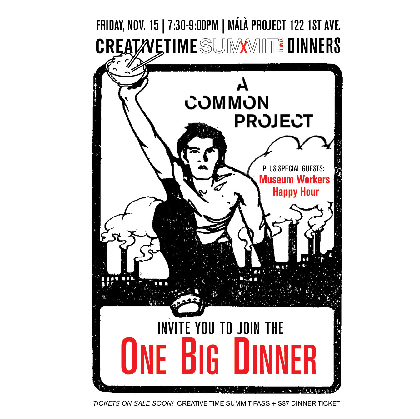 One Big Dinner Creative Time Summit X 2019